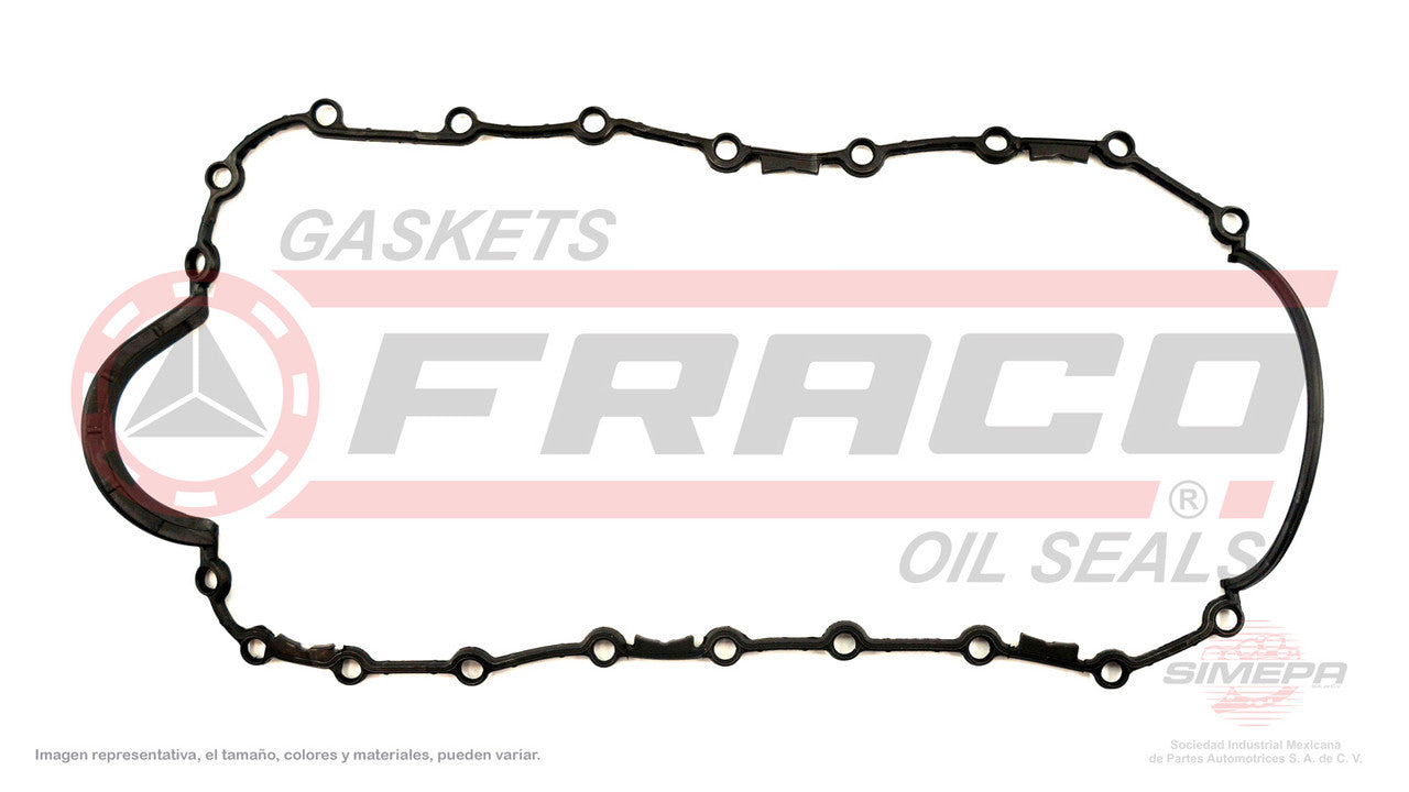 OSX-6540109 CRANKCASE GASKET (OS-11550-R)(CJ-1201) 1.6L PLATINA APRIO KANGOO SANDERO STEPWAY DOHC RENAUL K4M 02/11 RUBBER NISSAN