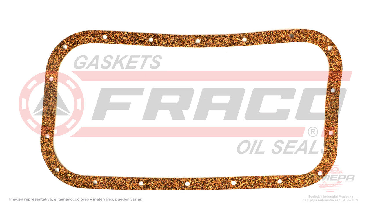 OSX-7640020 CRANKCASE GASKET (OS-1402) 1.3L SUZUKI 4 CYLINDER GEO-TRACKER G13BA GENERAL MOTORS