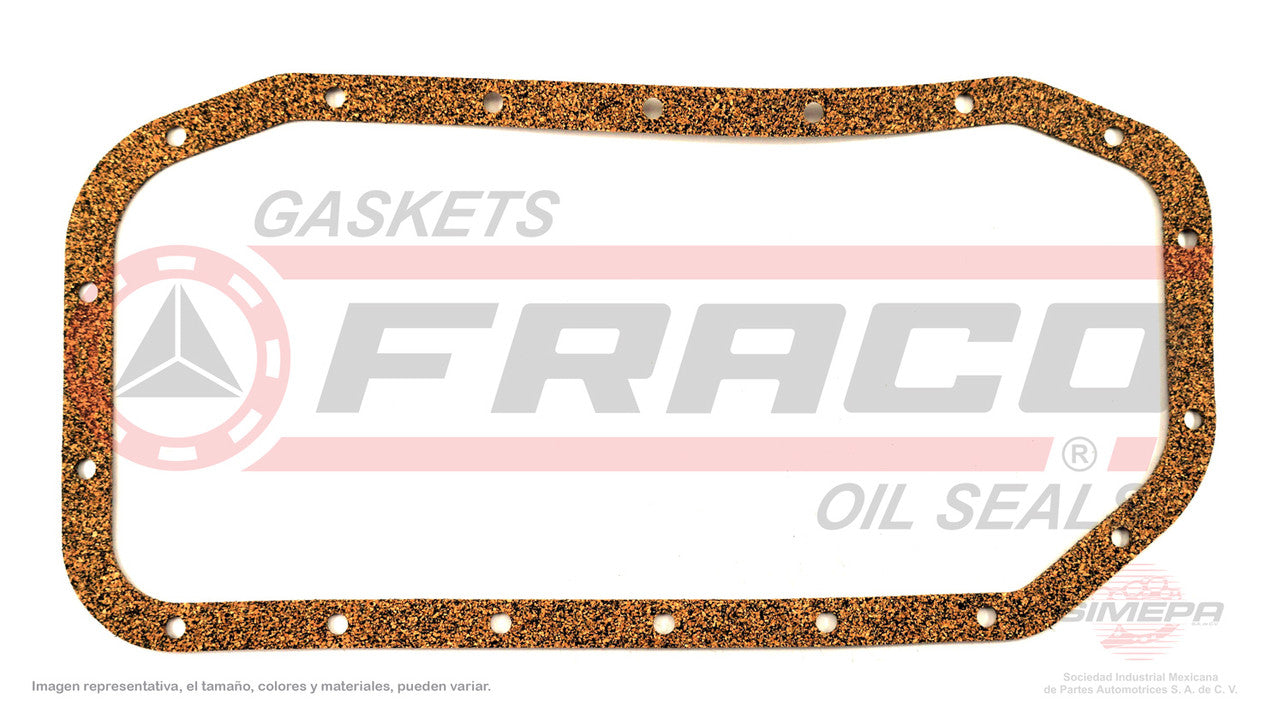 OSX-8040332 CRANKCASE GASKET (OS-11310)(CJ-11301) 2.4L TOYOTA 4 CYL HILUX 22R 85/99 TOYOTA