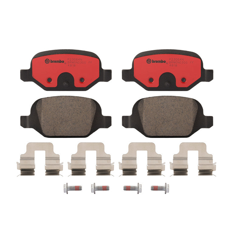 BRE-P23064N PADS (D1617-8742)(RT)(CE) 500 LOUNGE 2009/2019 500 POP 2011/2019 500 ABARTH 2012/2019 500 C LOUNGE 2012 FIAT