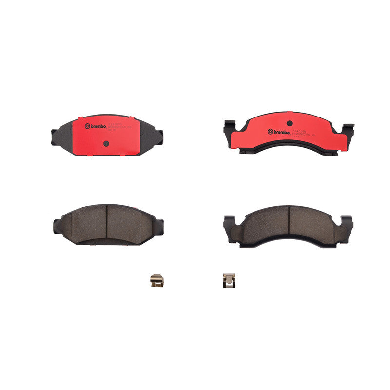 BRE-P24091N PADS (D375-7264)(RD)(CE) E-150 ECONOLINE BASE USA 1993/1993 E-150 ECONOLINE XL USA 1993/1993 E-150 ECON FORD