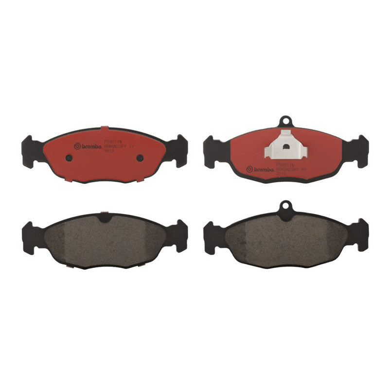 BRE-P59011N PADS (D688-7563)(RT)(CE) CHEVY BASE 1998/2012 CHEVY CARGO 2011/2012 CHEVY COMFORT 2004/2010 CHEVY S 200 GENERAL MOTORS