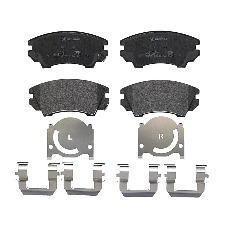 BRE-P59055 PADS (D1404-8512)(RD)(LM) TERRAIN DENALI 2014/2017 TERRAIN SLT 2014/2017 EQUINOX LS 2016/2017 EQUINOX L GENERAL MOTORS