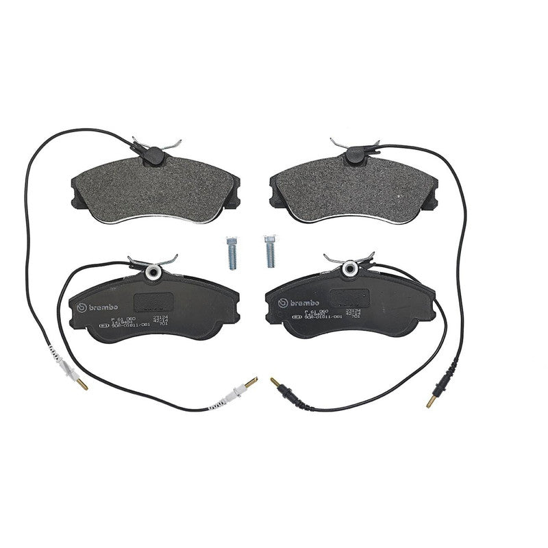 BRE-P61060 PADS (D1190-8309)(RD)(LM) PEUGEOT 206 2001/2004 2006/2008 PEUGEOT