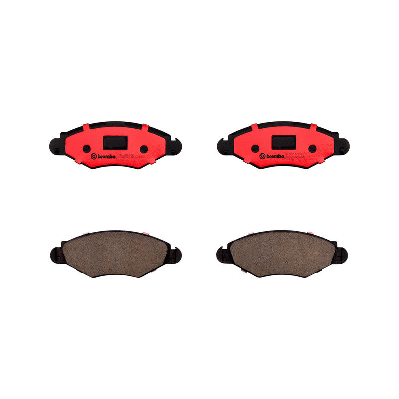 BRE-P61063N PADS (D1143-8254)(RD)(CE) 206 D-SIGN L4 1.4L 2009/2009 206 XR L4 1.4L 2005/2005 207 BASE 2010/2011 207 PEUGEOT