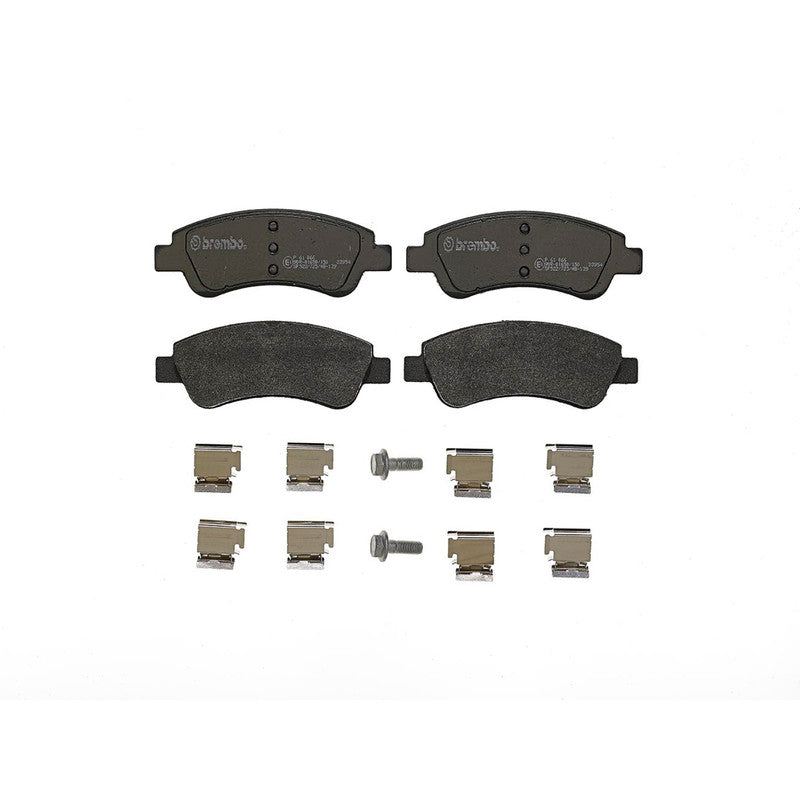 BRE-P61066 PADS (D1213-8333)(RD)(LM) 206 D-SIGN L4 1.6L 2009/2009 206 XR L4 1.6L 2005/2005 301 ACTIVE 2013/2019 30 PEUGEOT