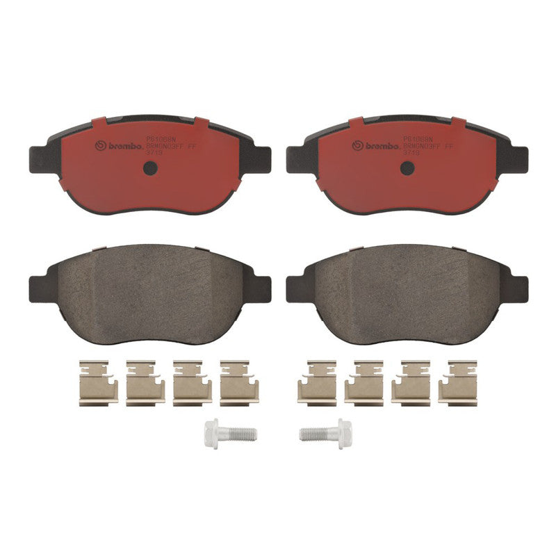 BRE-P61068N PADS (D1541-8749)(RD)(CE) 207 ROLAND GARROS 2012/2014 207 CC 2008/2013 207 FELINE 2008/2013 207 ACTIVE PEUGEOT