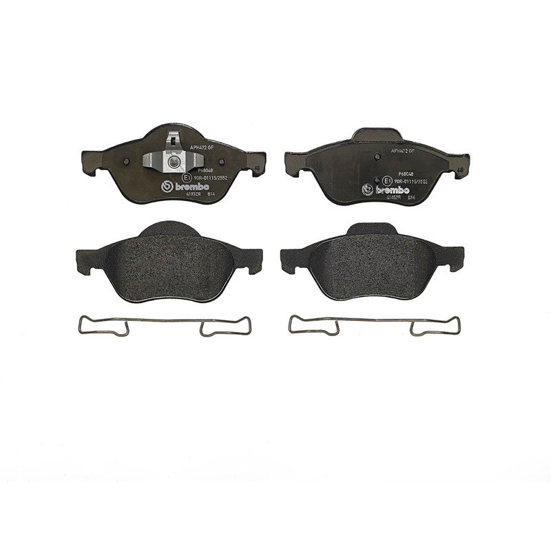 BRE-P68048 PADS (D1542-8750)(RD)(LM) MEGANE AUTHENTIQUE 2004/2010 MEGANE COMFORT 2008/2010 MEGANE EXPRESSION 2004/ RENAULT