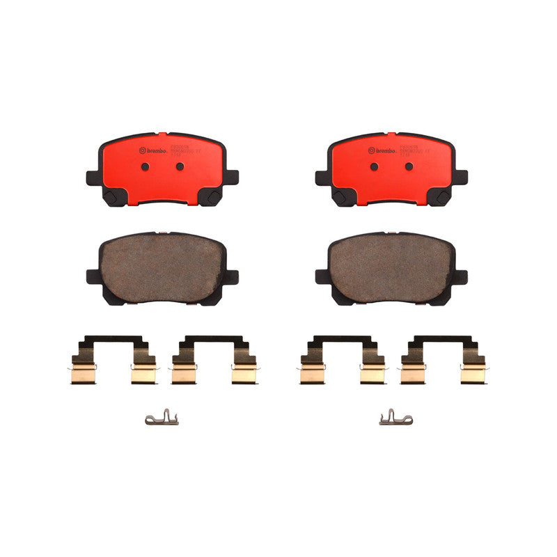 BRE-P83061N PADS (D923-7824)(RD)(CE) COROLLA CE MEX 2003/2008 COROLLA LE MEX 2003/2008 COROLLA S MEX 2005/2008 CORO PONTIAC