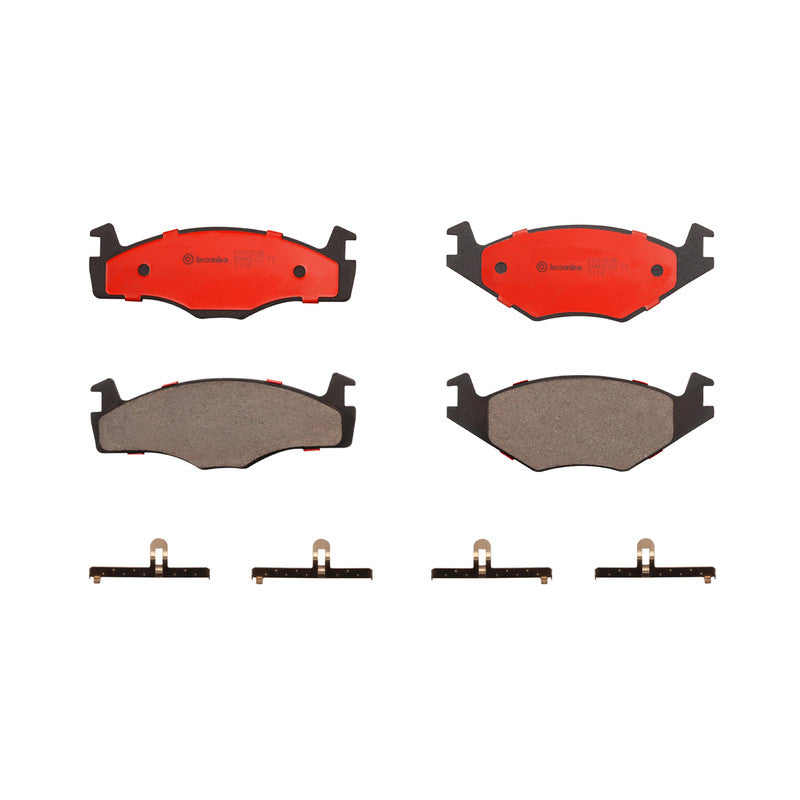 BRE-P85005N PADS (D280-7183)(RD)(CE) GOLF GL L4 1.8L 1993/1995 GOLF BASE L4 1.8L 1993/1995 GOLF CL L4 1.8L 1994/199 VOLKSWAGEN