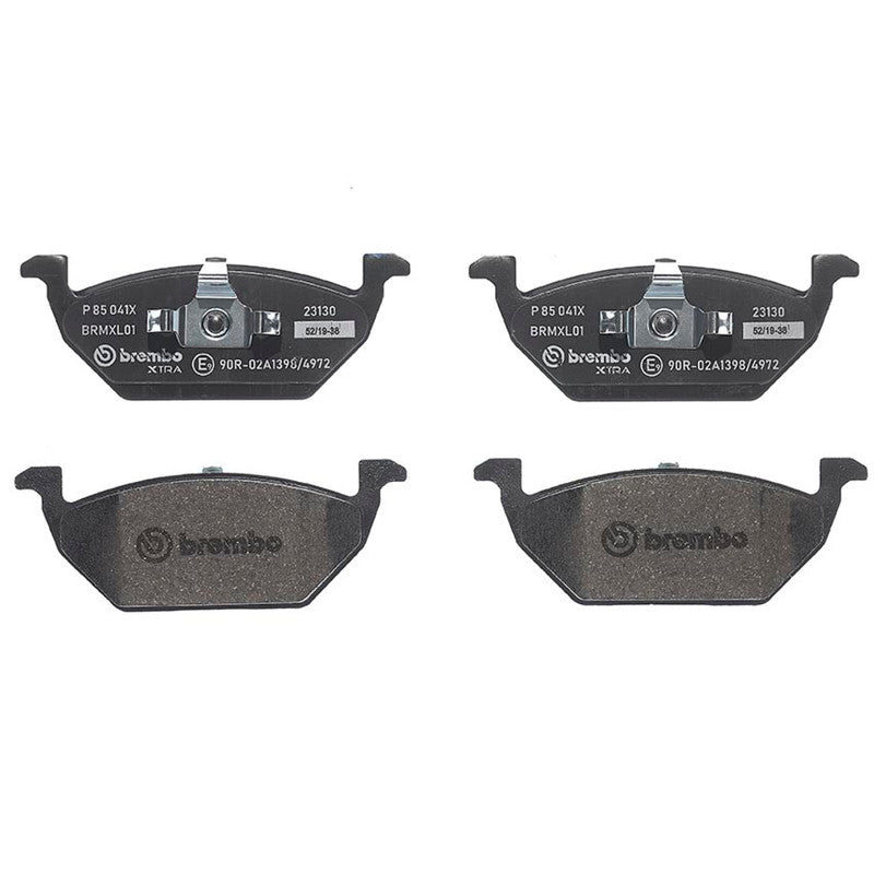 BRE-P85041X PADS (D768-7635)(RD)(XT) LEON SPORT NATURALLY ASPIRATED 2001/2002 TOLEDO SIGNO NATURALLY ASPIRATED 2001 AUDI