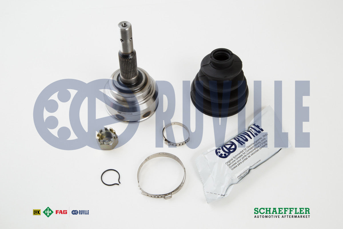 RV-75310S CV JOINT RR-9015 L/R ASTRA 1.8LM 00/03 LH RIGHT ZAFIRA M 02/05 LH RIGHT GENERAL MOTORS