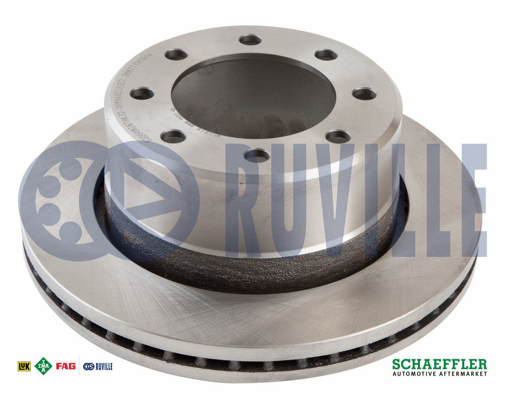 RV-BRR113110 BRAKE DISC AND ROTOR RT (53056)(8) RAM 2500 MEGA CAB TD 2009 RAM 4000 09/ADEL BRR-113110 CHRYSLER