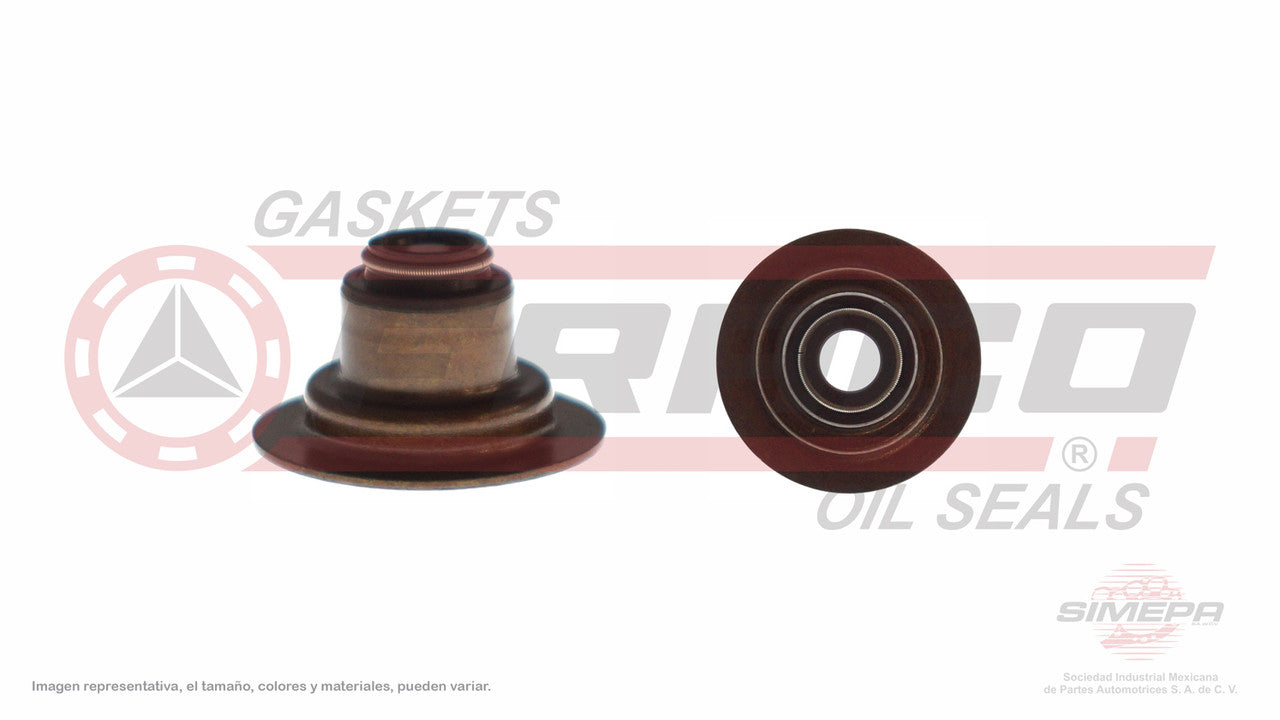 S-2403-V SELLO DE VALVULA (RETEN) (50 PZA)(SV-8301-V)(SV-89-VT) 1.9L 2.0L FORD 4 CIL 98 116 PRIMEROS FOCUS ESCORT TRACER TIPO CAMPANA FORD