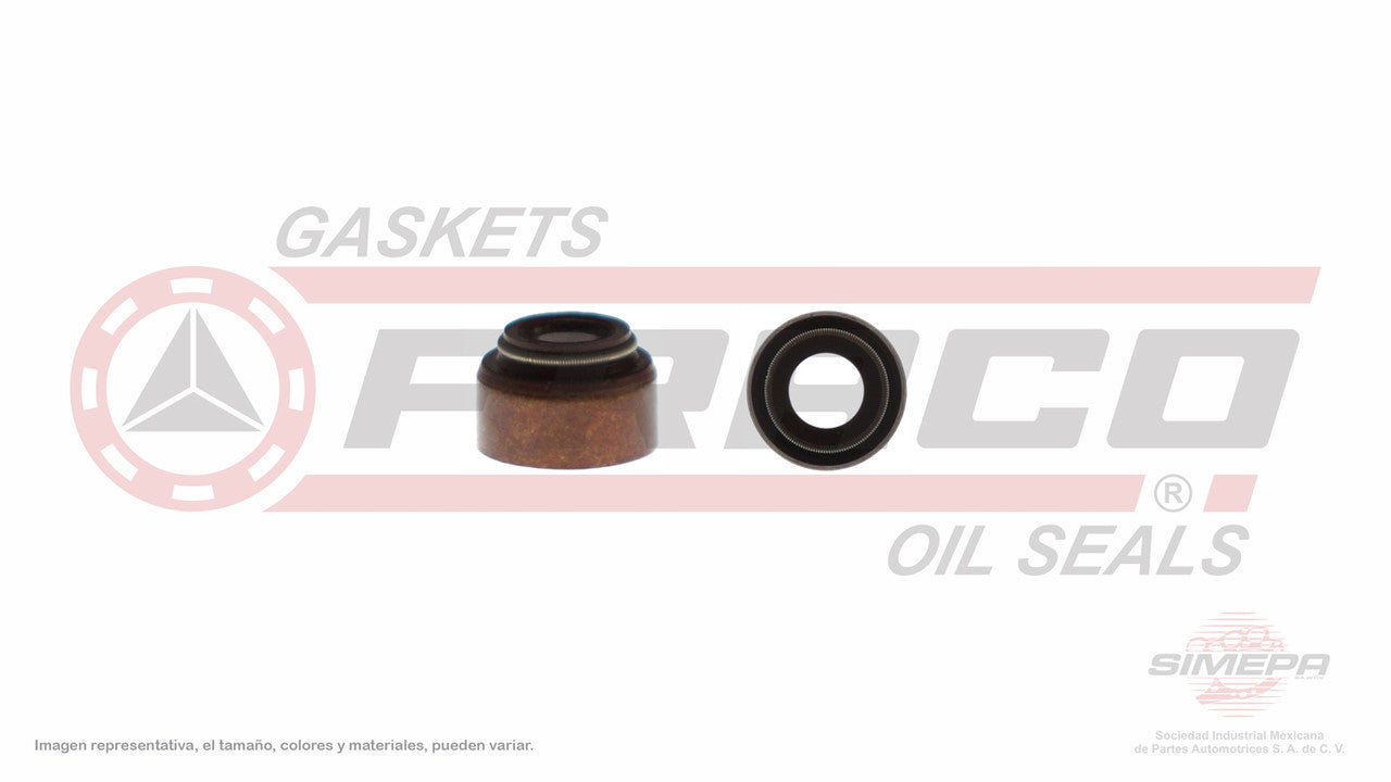 S-5241-V SELLO DE VALVULA (RETEN) (50 PZA)(SV-81310-N)(SV-154-VT) 2.4L TOYOTA 4 CIL HILUX 20R 22R 22RE 22RES 22RTEC 75/95 TOYOTA
