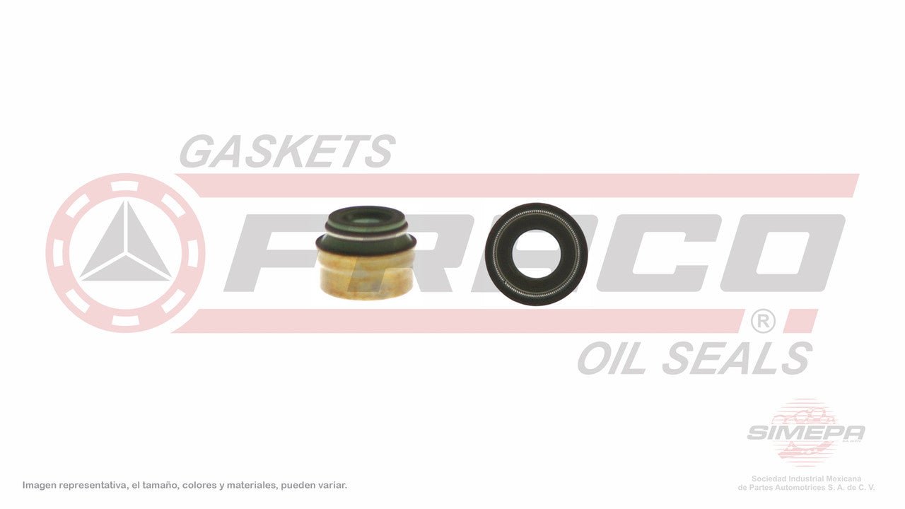 S-5261-V VALVE SEAL (RETAINER) (50 PZA)(SV-81845-V)(SV-81-VT ) 2.0L VW 4 CYLINDER GOLF VENTO JETTA AUDI BMW PEUGEOT 206 AND 208 VAST 7 MM VOLKSWAGEN