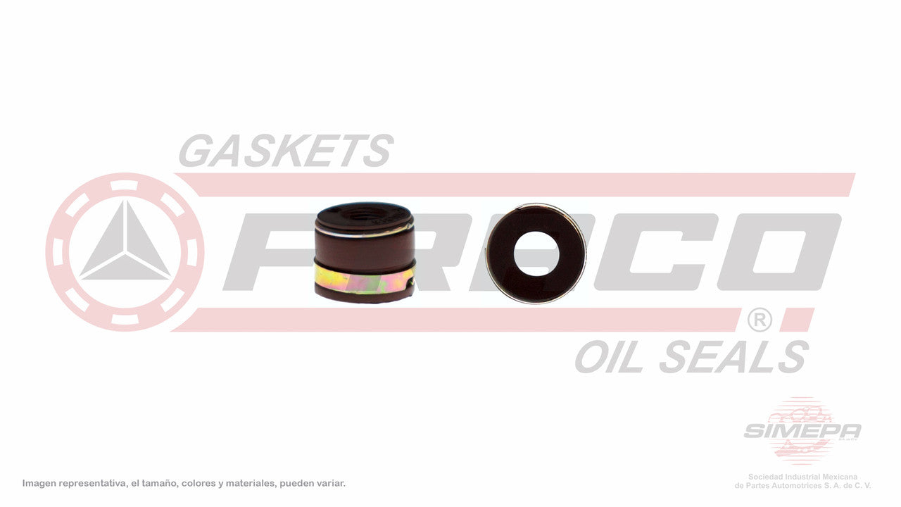 S-9508-V VALVE SEAL (RETAIN) (50 PZA)(SV-8330)(SV-58-VT) 2.8L 3.8L FORD V6 232 GM 171 CARBURETED YFI 89/95 FORD