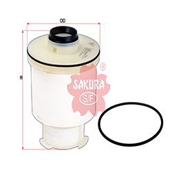 SAK-F-11140 FUEL FILTER HIACE 4 CYL 2.8L DIESEL 20 HILUX 4 CYL 2.8L DIESEL 18/19 TOYOTA