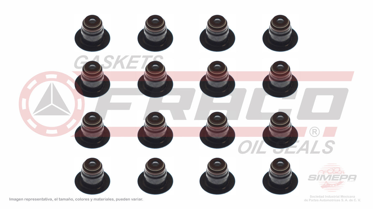 SS-2411-V-16 GASKET SET (SS-8357-V)(SV-85-VT) 4.6L 5.4L FORD V8 TRITON F250 F350 F450 SOHC 95/08 STRAIGHT GUIDE STRAIGHT SEAL FORD