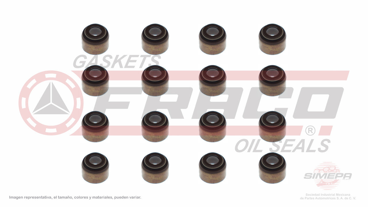 SS-5237-V-16 JUEGO DE EMPAQUES (SS-8160-16V)(SV-92-VT) 5.0L 5.7L SUBURBAN SILVERADO CHEYENNE VAN VORTEC SIERRA SAVANA CAMARO 96/02 GENERAL MOTORS