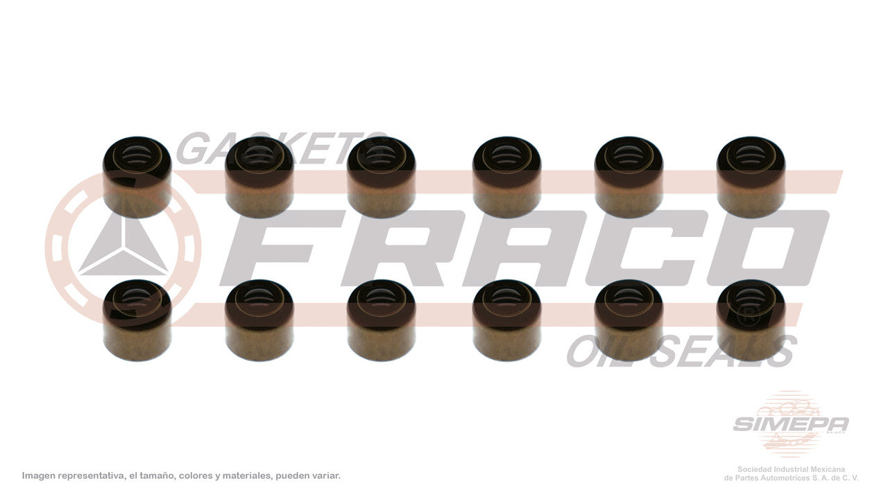 SS-6103-V-12 JUEGO DE EMPAQUES (SS-8305-12V)(SV-93-VT) 3.8L FORD V6 TAURUS THUNDERBIRD F150 COUGAR SABLE MUSTANG 88/94 METALICO. FORD