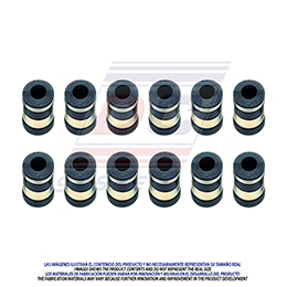 SS-8140-12P VALVE SEAL (RETAINER) Kit GM ALL WITH FORD VALVE STEM