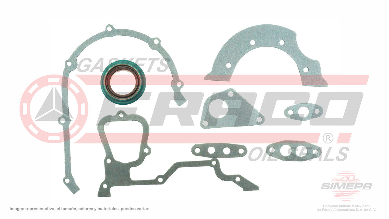 TCX-2640075 TIMING GASKET (DJ-81502) 2.3L FORD 4 CYL TEMPO TOPAZ 140 OHV 84/87 FORD
