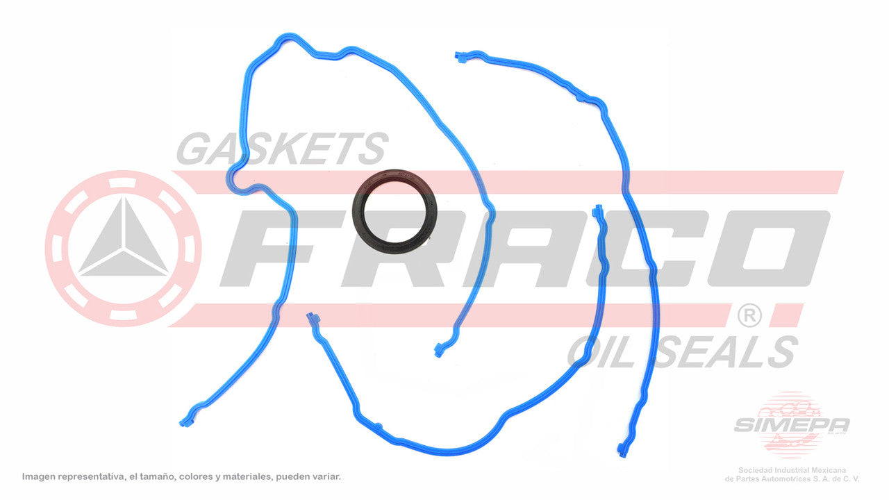 TCX-2682070 TIMING GASKET (TC-6357)(DJ-81544) 5.4L 6.8L FORD V8 TRITON F250 F350 F450 F550 97/08 FORD LONG LEAGUES