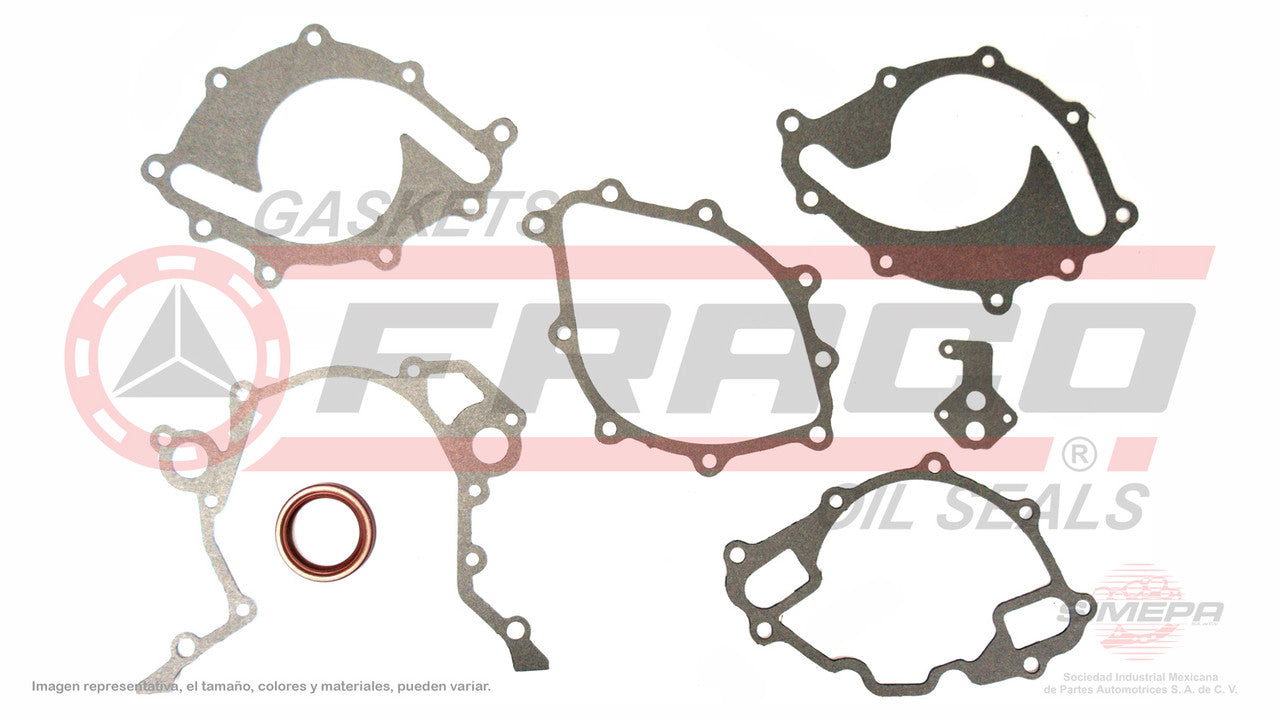 TCX-2682103 TIMING GASKET (TC-6365)(DJ-81537-1) 5.8L FORD V8 F250 F350 351W FI 84/93 FORD