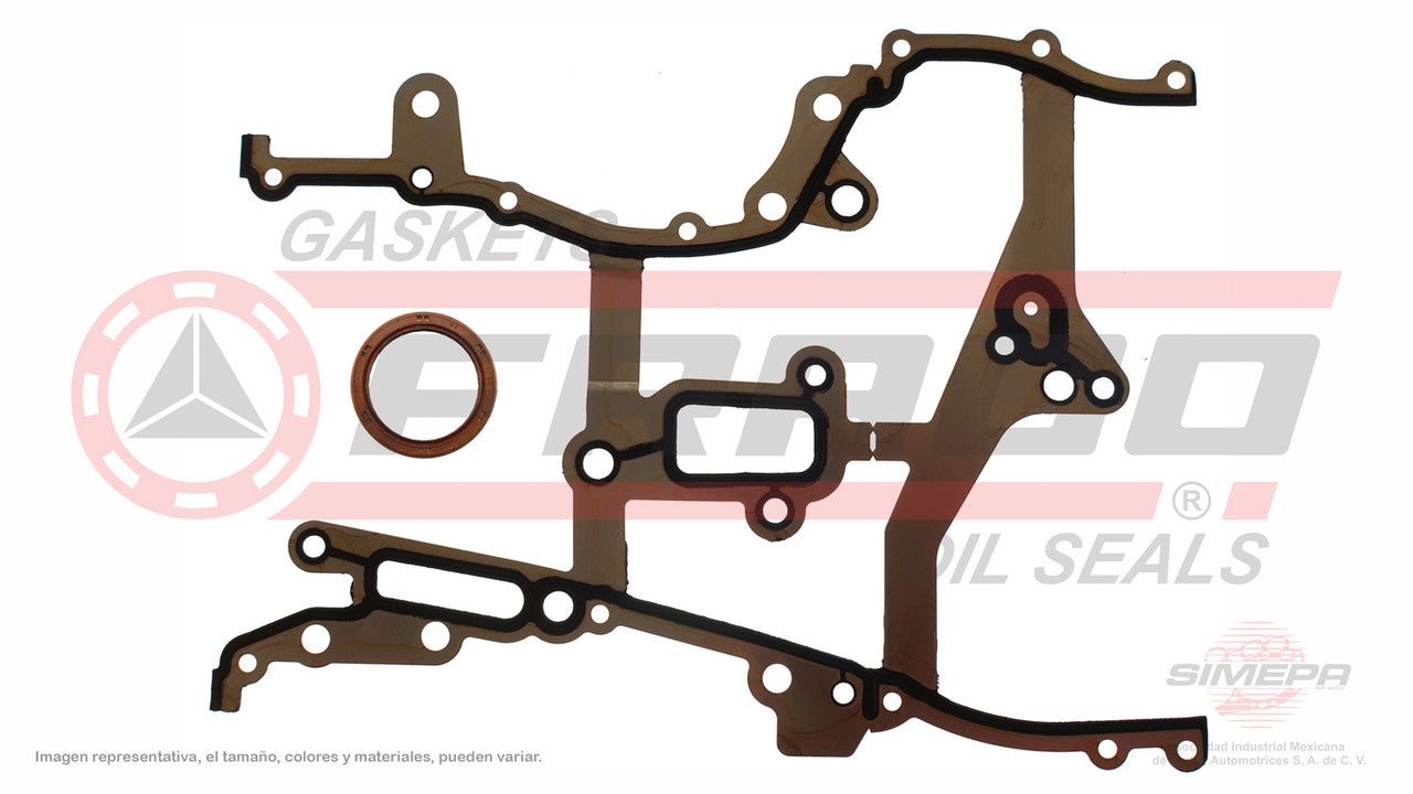 TCX-6040039 JUEGO DE EMPAQUES GM CHEVROLET 4CIL 16V DOHC CRUZE 11/16 SONIC 12/17 TRAX 13/17 BUICK ENCORE 13/17 TURBOCARGADO 2 PZ GENERAL MOTORS