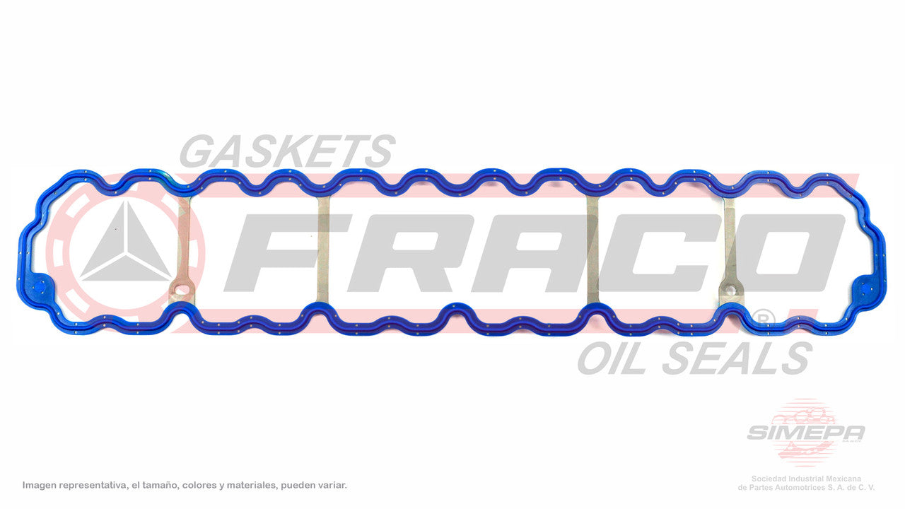 VSX-0260065 LEFT CAP GASKET (VS-3715-1R)(PS-31439) 4.0L CHRYSLER 6 CYL JEEP 242 AMC CHEROKEE WRANGLER 96/06 METAL-SILICON CHRYSLER