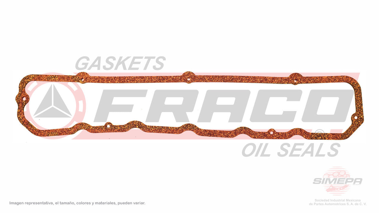 VSX-0260070 EMPAQUE DE TAPA PUNTERIAS (VS-3711) 4.2L AMC 6 CIL RAMBLER VIN C EAGLE CHEROKEE WAGONEER WRANGLER 83/90 TAPAPUNTERIAS PLASTICO AMERICAN MOTORS