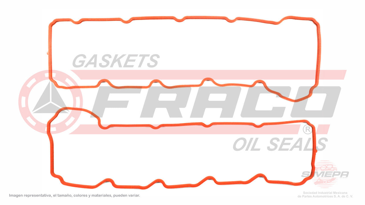 VSX-0282006 EMPAQUE DE TAPA PUNTERIAS (VS-3272-1R) 4.7L DODGE JEEP RAM GRAND CHEROKEE DAKOTA DURANGO 05/ 2 PZAS. SILICON LIGAS GRUESAS. CHRYSLER