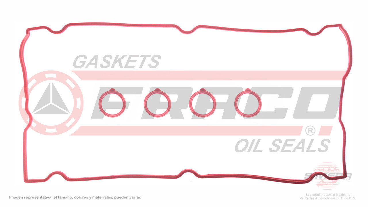 VSX-1140076 CAP GASKET TOP (PS-31401) 2.0L 2.4L CHRYSLER 4 CYL PT CRUISER ECC EDB 02/05 4 SPARK PLUG SEALS (THIN) CHRYSLER