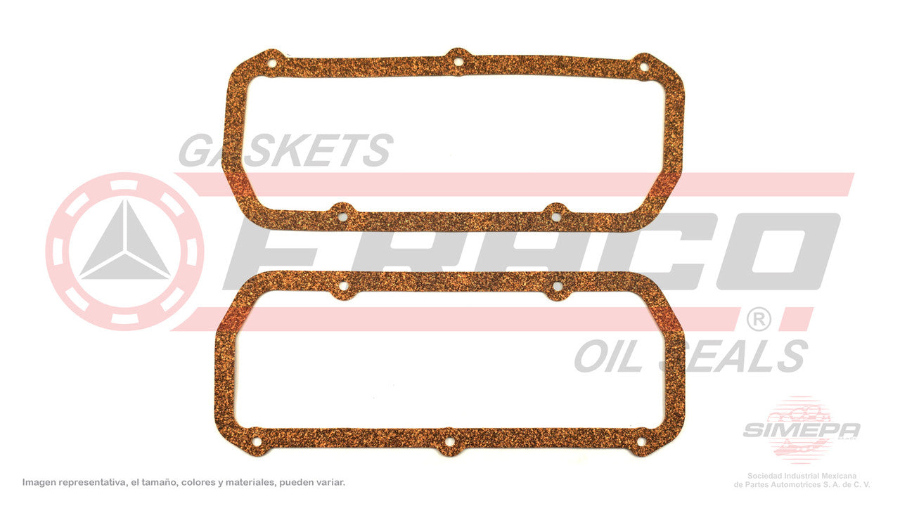 VSX-2662072 EMPAQUE DE TAPA PUNTERIAS (VS-3330-1)(PS-31514) 3.8L FORD V6 COUGAR THUNDERBIRD F150 TAURUS TAURUS GUAYIN 232 88/95 FORD