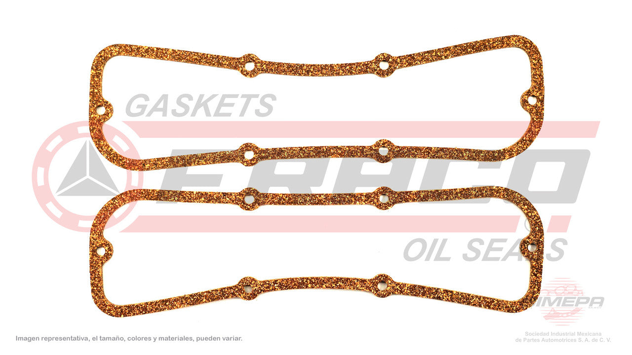 VSX-3062001 GASKET COVER END (VS-3140)(PS-31206) 2.8L GM V6 173 VIN X ZL 80/84 2 PCS ROUND CORNERS GENERAL MOTORS