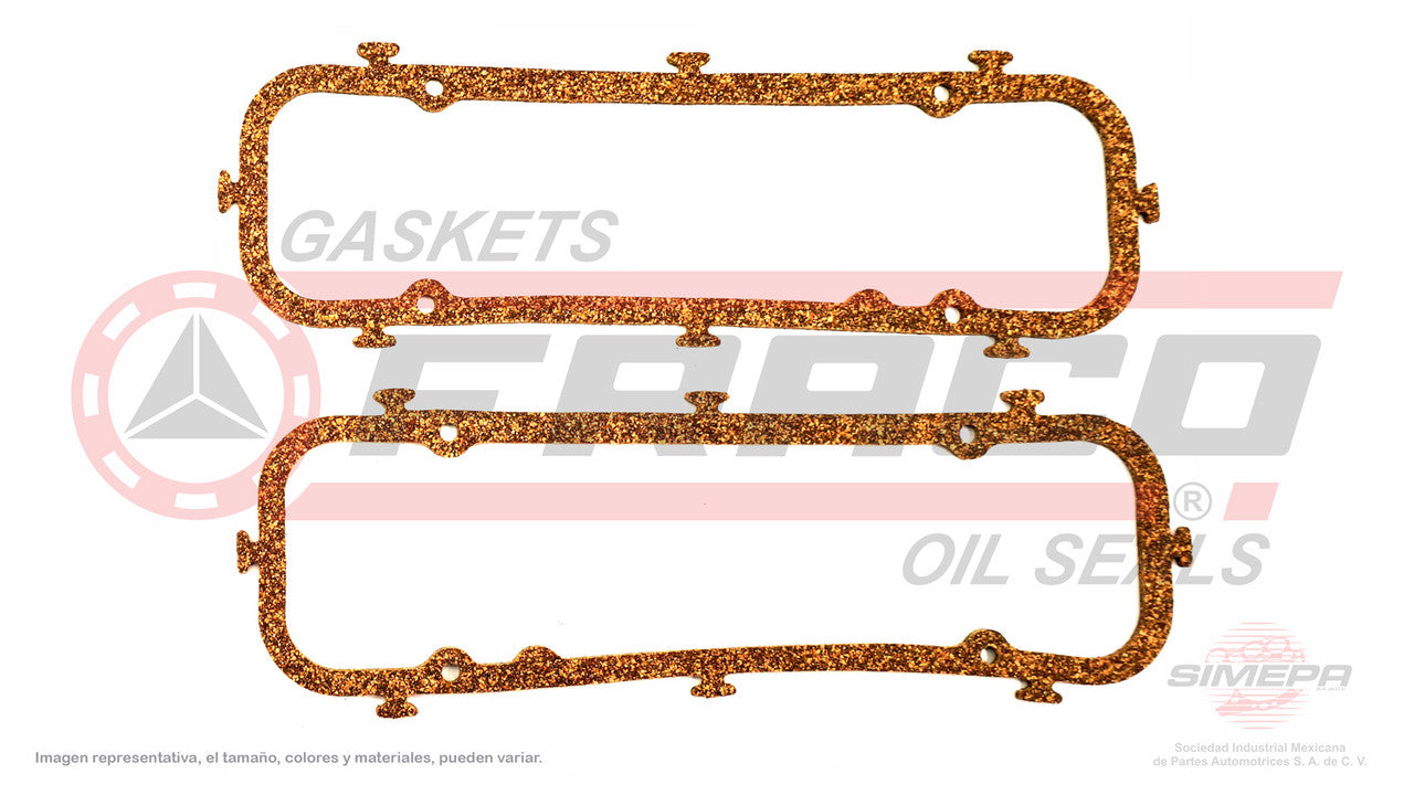 VSX-3062011 EMPAQUE DE TAPA PUNTERIAS (VS-3142)(PS-31207-1) 3.0L 3.8L 4.1L GM V6 181 VIN E 231 VIN A 252 VIN 4 77/85 2 PZAS GENERAL MOTORS