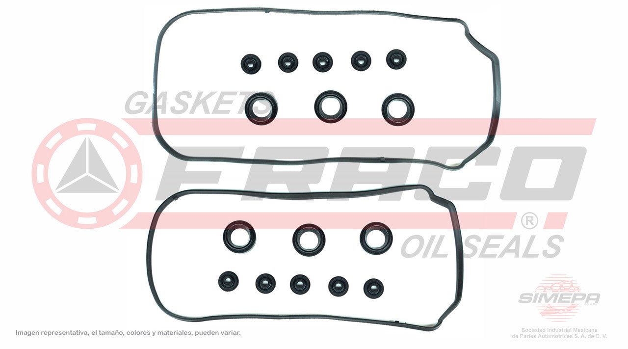 VSX-3562064 EMPAQUE DE TAPA PUNTERIAS HONDA V6 24V V-TEC SOHC ODISSEY 08/17 PILOT 09/15 ACCORD 08/17 ACURA TSX 10/14 MOTOR J35Z2 Z4 HONDA