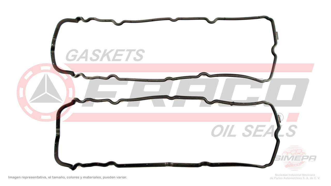 VSX-5882010 EMPAQUE DE TAPA PUNTERIAS (PS-340) 5.6L NISSAN V8 VK56DE TITAN ARMADA PATHFINDER INFINITI QR56 2 PZAS HULE NISSAN