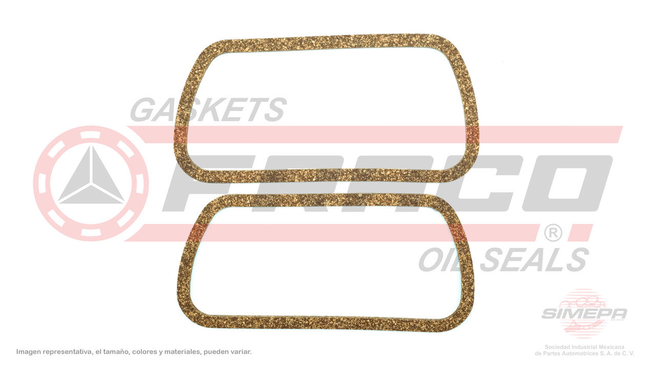 VSX-8644001 EMPAQUE DE TAPA PUNTERIAS (VS-31810 )(PS-396) 1.2L 1.5L 1.6L VW H4 SEDAN COMBI PANEL BRASILIA ENFRIADO POR AIRE 60/03 2 PZAS VOLKSWAGEN