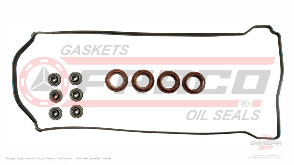 VSX-3540210 - EMPAQUE DE TAPA PUNTERIAS PARA ACURA RSX L4 2.0 L 16 V. DOHC K20/A2A3Z1 2002-2006