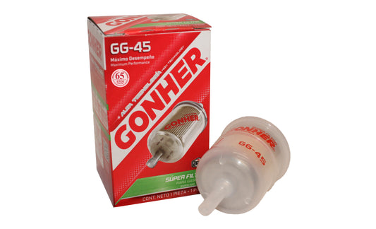 GH-GG-45 - FILTRO DE GASOLINA PARA NISSAN HIKARI BASE L4 1.6L 1988-1989