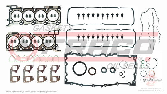 FSX-2682183 - JUEGO DE EMPAQUES PARA FORD F-150 V8 6.2 L SOHC 16 V. SOHC ROMEO RAPTOR 2011-2013