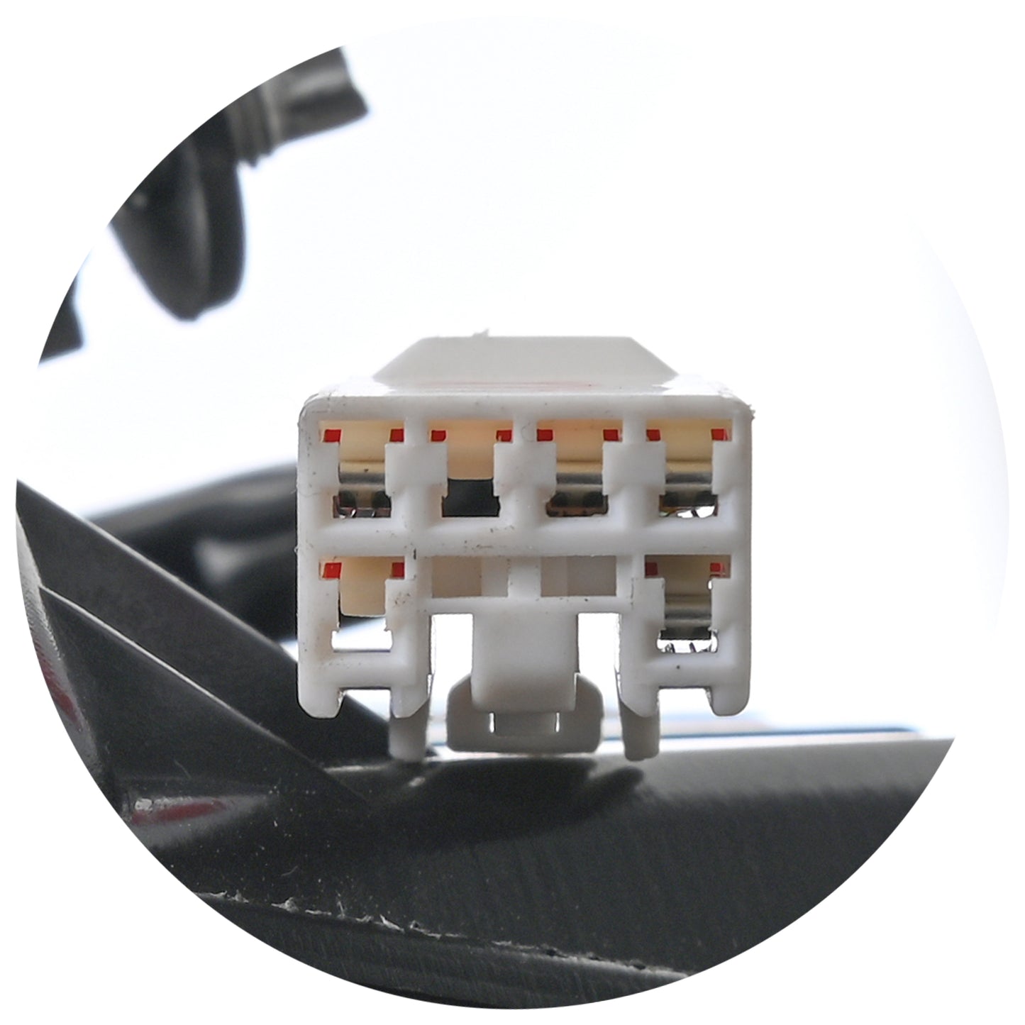 016-2305-03 JUEGO DE CALAVERAS NISSAN D21 1986-1997 TRANSPARENTE/ROJO