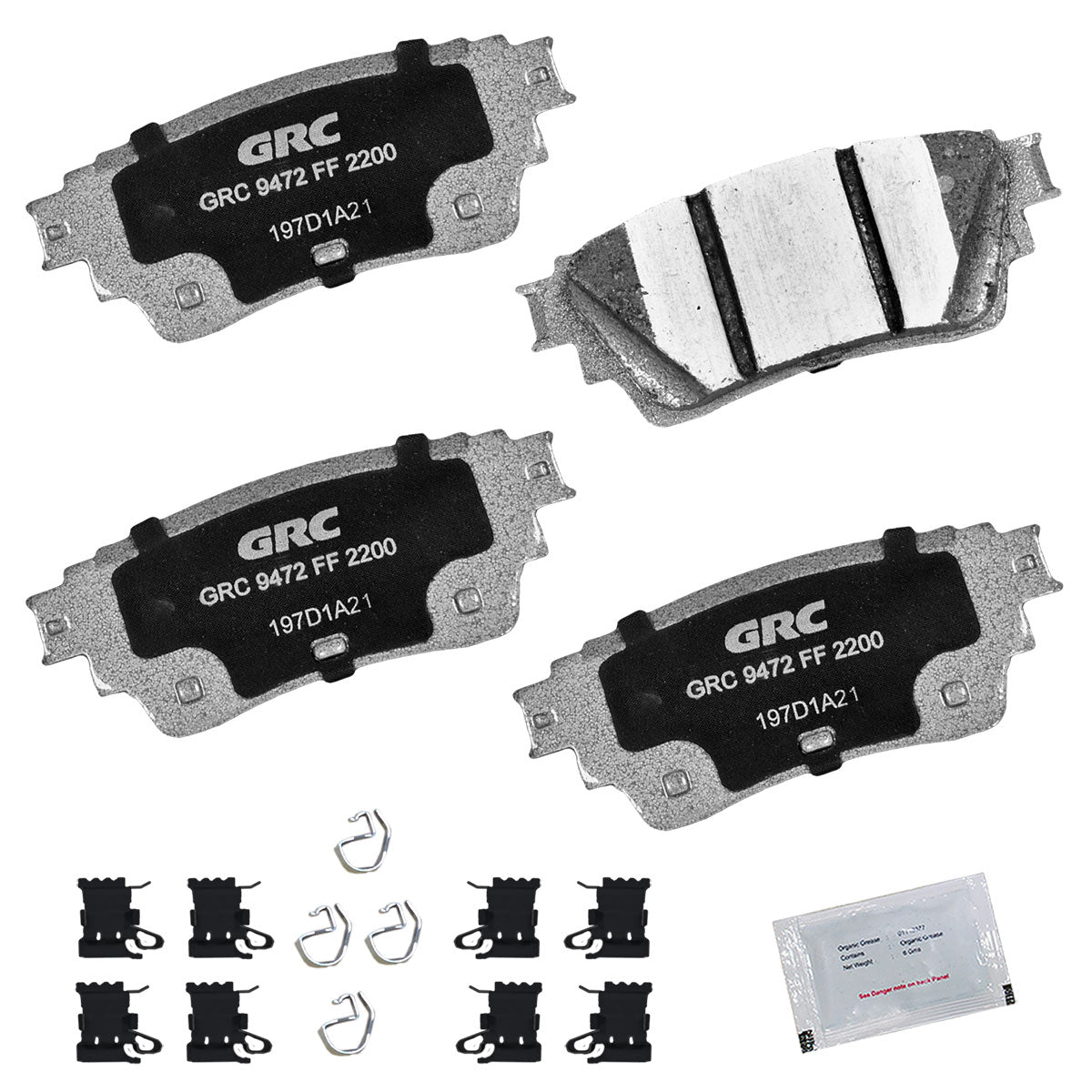 GPRD2200 - BALATAS CERAMICAS TRASERAS PARA INFINITI QX60 2022-2023