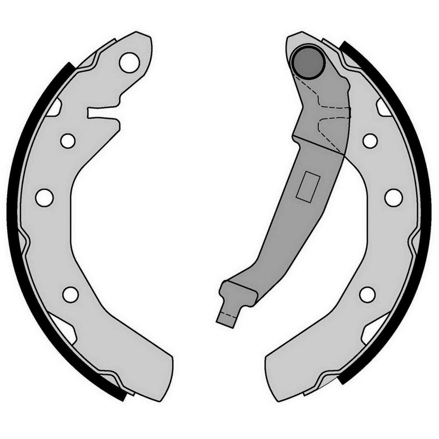 BRE-S10517 - ZAPATAS TRASERAS PARA CHEVROLET MATIZ BASE 2011-2012