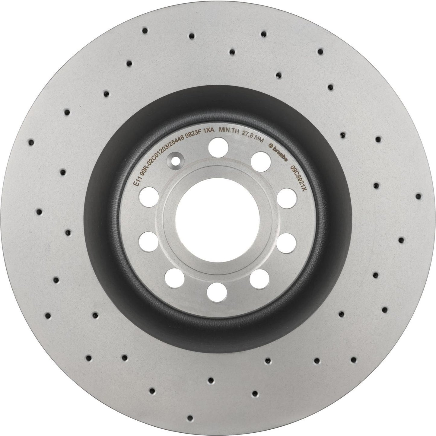 BRE-09.C892.1X - PAR DE DISCOS DE FRENO DELANTEROS PARA SEAT LEON 2.0T FSI 2007-2009