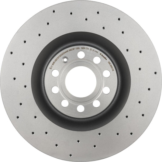 BRE-09.C892.1X - PAR DE DISCOS DE FRENO DELANTEROS PARA SEAT LEON 2.0T FSI 2007-2009