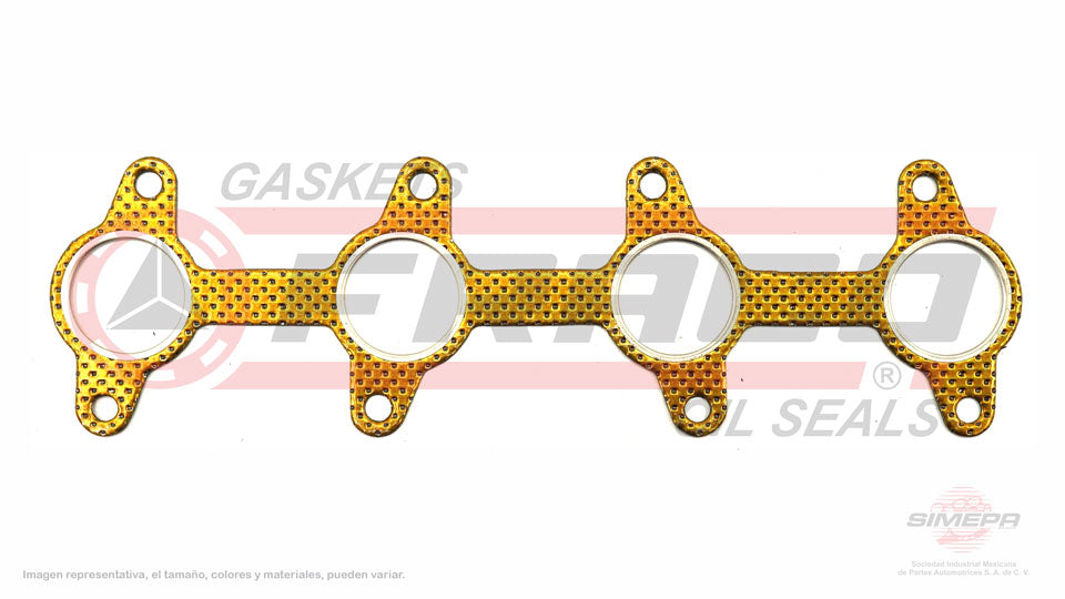 MEX-3040060 - EMPAQUE MULTIPLE DE ESCAPE PARA BUICK CENTURY L4 2.2 L 8 V. OHV 1993-1996