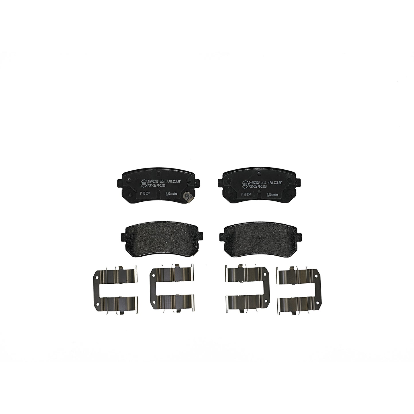 BRE-P30051 - BALATAS TRASERAS PARA HYUNDAI ELANTRA TOURING 2009-2009